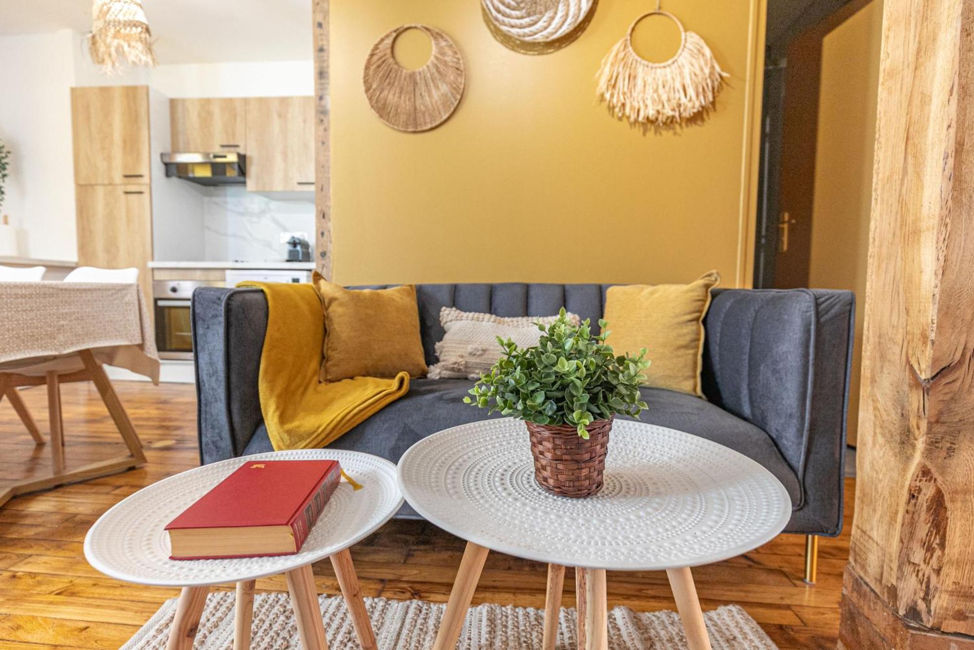 Le Boho - Charmant T3 Avec Climatisation Et Fibre Bergerac Luaran gambar