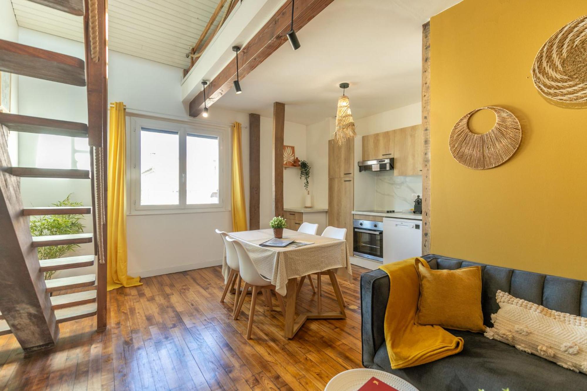 Le Boho - Charmant T3 Avec Climatisation Et Fibre Bergerac Luaran gambar